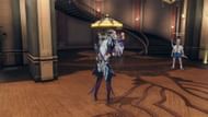 Head to the counter near the staircase to find the crusade tab (Image via A Plus)